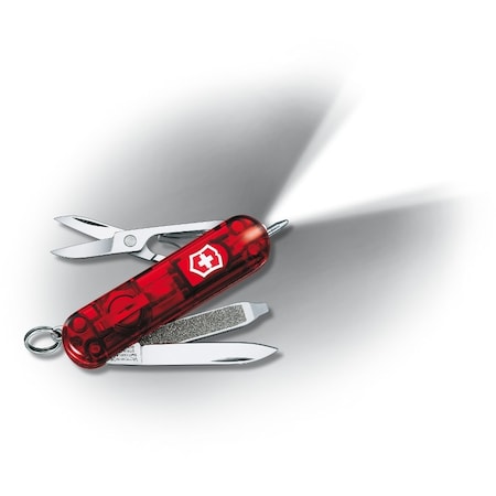 Swiss Army Brands 2024 Victorinox 53187 Signature Lite Ruby 58Mm VIC-0.6226.T-X1